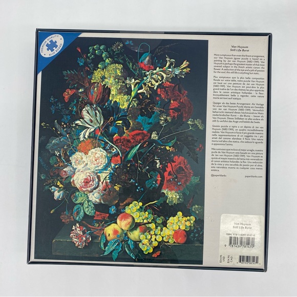 Paperblanks Van Huysum Still Life Burst Puzzle 1000 PC - Picture 2 of 3